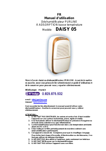 Mode d’emploi Pur Line DAISY 05 Déshumidificateur