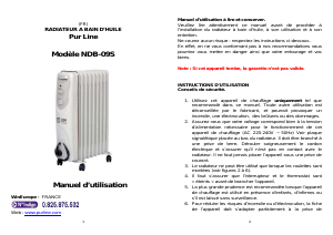 Mode d’emploi Pur Line NDB09S Chauffage