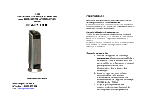 Manual Pur Line HEATY 183E Heater