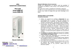 Mode d’emploi Pur Line NDB09 Chauffage