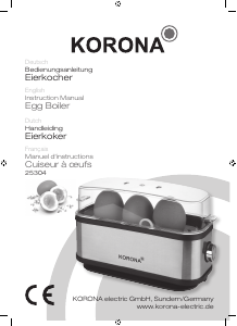 Handleiding Korona 25304 Eierkoker