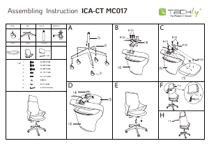 Manual Techly ICA-CT MC017 Office Chair