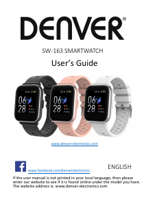 Brugsanvisning Denver SW-163 Smartwatch