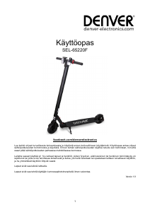 Käyttöohje Denver SEL-65220F Sähköpotkulauta