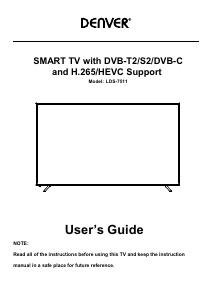 Handleiding Denver LDS-7511 LED televisie