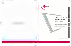 Handleiding LG 26LC2RA LCD televisie