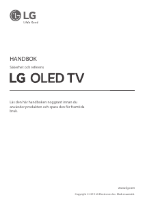 Bruksanvisning LG OLED55B9PLA OLED TV