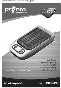 Handleiding Philips SBC RU 950 Afstandsbediening
