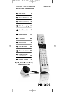 Manual Philips SRM5100 Comando remoto