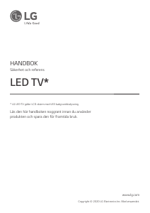 Bruksanvisning LG 43UN70006LA LED TV