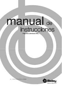 Manual de uso Balay 3FAF492XE Frigorífico combinado
