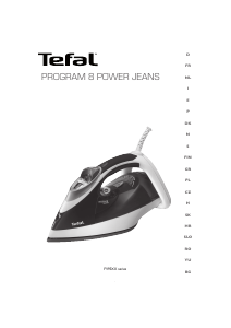 Manual de uso Tefal FV9330S0 Program 8 Power Jeans Plancha
