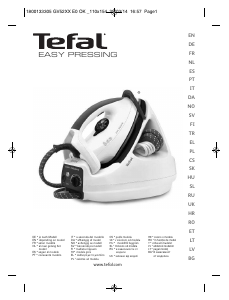 Instrukcja Tefal GV5245E0CH Easy Pressing Żelazko