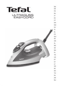 Manuale Tefal FV4375G8 Ultragliss Easycord Ferro da stiro