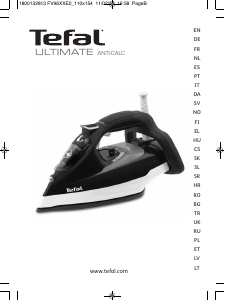 Brugsanvisning Tefal FV9630G0 Ultimate Anti-Calc Strygejern