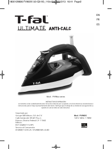 Bruksanvisning Tefal FV9640X0 Ultimate Anti-Calc Strykjärn