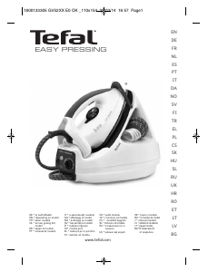 Manual Tefal GV5231E0 Easy Pressing Iron