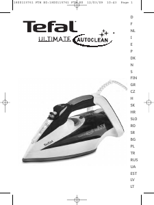 Наръчник Tefal FV9550E2 Ultimate Autoclean Желязо