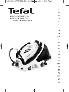 Kullanım kılavuzu Tefal GV8330G0 Pro Express Ütü