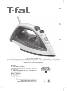 Manual Tefal FV1022X0 Iron