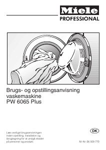 Brugsanvisning Miele PW 6065 Plus Vaskemaskine