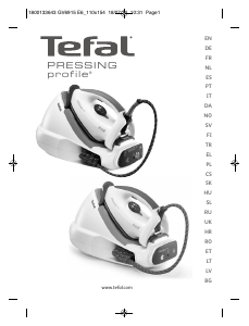 Manual Tefal GV6915E6 Pressing Profile Iron