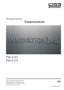 Brugsanvisning Miele PW 6131 Vaskemaskine