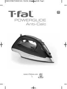 Bruksanvisning Tefal FV2623U0 Power Glide Anti-Calc Strykjärn