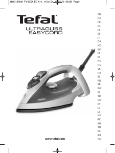 Brugsanvisning Tefal FV4370G1 Ultraglide Easycord Strygejern
