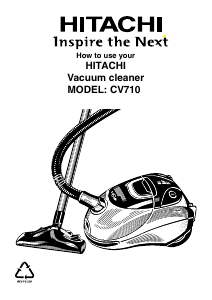 Bruksanvisning Hitachi CV710 Dammsugare