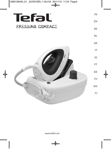 Käyttöohje Tefal GV5010CH Pressing Compact Silitysrauta