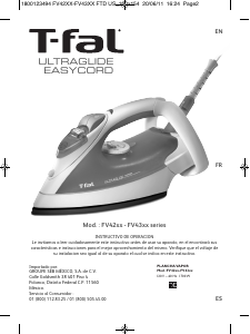 Bruksanvisning Tefal FV4376U0 Ultragliss Easycord Strykjärn