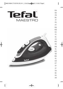 Manual de uso Tefal FV3140D0 Maestro Plancha