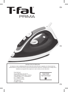 Manual Tefal FV3786X0 Prima Iron