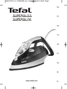 Manual Tefal FV3830L0 Ferro