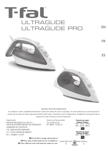 Kullanım kılavuzu Tefal FV4016Q0 Ultraglide Pro Ütü