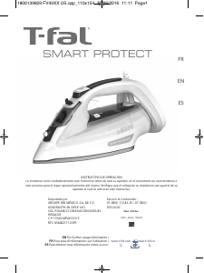 説明書 テファル FV4980X0 Smart Protect アイロン