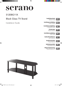 Návod Serano S120BG11X TV stôl
