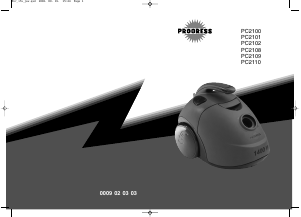 Mode d’emploi Progress PC2110 Aspirateur