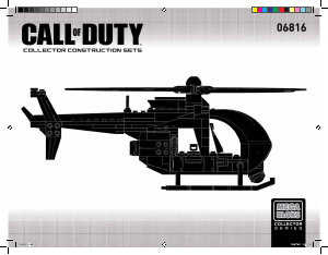 Manuale Mega Bloks set 6816 Call of Duty Attacco in elicottero