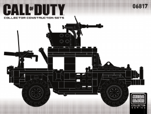 Mode d’emploi Mega Bloks set 6817 Call of Duty Base d'artillerie de véhicule blindé léger