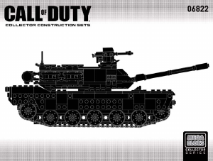 Manual de uso Mega Bloks set 6822 Call of Duty Tanque pesado