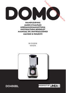 Bruksanvisning Domo DO486BL Blender