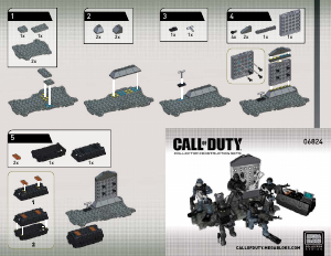 Mode d’emploi Mega Bloks set 6824 Call of Duty Equipe seal