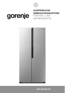 Bedienungsanleitung Gorenje NRS8182KX Kühl-gefrierkombination