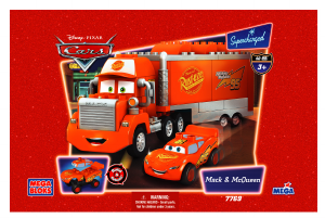 Mode d emploi Mega Bloks set 7769 Cars Mack et McQueen