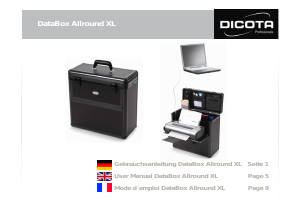 Handleiding Dicota DataBox Allround XL Koffer