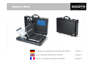 Bedienungsanleitung Dicota DataDesk 90 Koffer