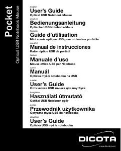 Használati útmutató Dicota Pocket Egér