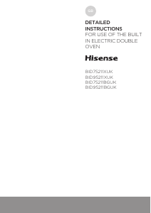 Bruksanvisning Hisense BID95211XUK Ugn